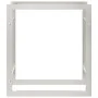 Brennholzregal aus Edelstahl 80x28x86 cm von , Brennholztaschen und -halter - Ref: Foro24-357862, Preis: 35,45 €, Rabatt: %