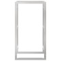 Estante para leña acero inoxidable 50x28x94 cm de , Bolsas y soportes de leña - Ref: Foro24-357860, Precio: 34,22 €