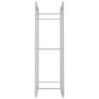 Estante para leña acero inoxidable 50x28x94 cm de , Bolsas y soportes de leña - Ref: Foro24-357860, Precio: 34,22 €, Descuent...