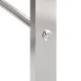 Brennholzregal aus Edelstahl 50x28x94 cm von , Brennholztaschen und -halter - Ref: Foro24-357860, Preis: 33,76 €, Rabatt: %