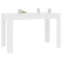Weißer Esstisch aus Holzwerkstoff, 120 x 60 x 76 cm von , Küchen- und Esstische - Ref: Foro24-800432, Preis: 71,84 €, Rabatt: %