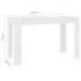 Weißer Esstisch aus Holzwerkstoff, 120 x 60 x 76 cm von , Küchen- und Esstische - Ref: Foro24-800432, Preis: 71,84 €, Rabatt: %