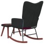 Schaukelstuhl mit Patchwork-Stoffhocker von , Schaukelstühle - Ref: Foro24-328204, Preis: 117,65 €, Rabatt: %