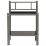 Nachttische 2 Stück Metall und Glas grau und schwarz von vidaXL, Nachttische - Ref: Foro24-325093, Preis: 43,77 €, Rabatt: %