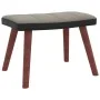 Entspannungssessel mit hellgrauem Samt und PVC-Hocker von , Schaukelstühle - Ref: Foro24-327886, Preis: 120,52 €, Rabatt: %