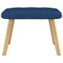 Schaukelstuhl mit Fußstütze aus blauem Stoff von , Schaukelstühle - Ref: Foro24-327626, Preis: 129,91 €, Rabatt: %