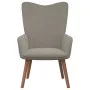 Relaxation armchair with light gray velvet stool by , Armchairs - Ref: Foro24-327666, Price: 113,74 €, Discount: %
