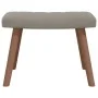 Relaxation armchair with light gray velvet stool by , Armchairs - Ref: Foro24-327666, Price: 113,74 €, Discount: %