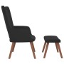 Entspannungssessel mit schwarzem Samthocker von , Sessel - Ref: Foro24-327672, Preis: 93,47 €, Rabatt: %