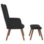 Entspannungssessel mit schwarzem Samthocker von , Sessel - Ref: Foro24-327672, Preis: 113,92 €, Rabatt: %