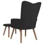 Entspannungssessel mit schwarzem Samthocker von , Sessel - Ref: Foro24-327672, Preis: 113,92 €, Rabatt: %