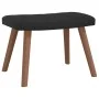 Relaxation armchair with black velvet stool by , Armchairs - Ref: Foro24-327672, Price: 113,92 €, Discount: %