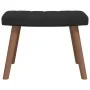 Relaxation armchair with black velvet stool by , Armchairs - Ref: Foro24-327672, Price: 113,92 €, Discount: %