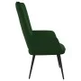 Silla de relajación de terciopelo verde oscuro de , Sillones - Ref: Foro24-327679, Precio: 105,52 €, Descuento: %