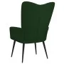 Silla de relajación de terciopelo verde oscuro de , Sillones - Ref: Foro24-327679, Precio: 105,52 €, Descuento: %