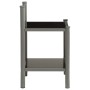 Nachttische 2 Stück Metall und Glas grau und schwarz von vidaXL, Nachttische - Ref: Foro24-325093, Preis: 43,77 €, Rabatt: %