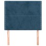 Kopfteile 2 Einheiten aus dunkelblauem Samt 90x5x78/88 cm von , Kopf- und Fußteile - Ref: Foro24-3116232, Preis: 48,45 €, Rab...