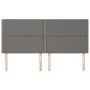 Headboards 4 units of gray synthetic leather 90x5x78/88cm by , Headboards and footboards - Ref: Foro24-3116298, Price: 101,59...