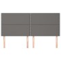Kopfteile 4 Einheiten aus grauem Kunstleder 90x5x78/88cm von , Kopf- und Fußteile - Ref: Foro24-3116298, Preis: 103,41 €, Rab...