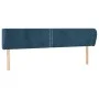 Cabecero de terciopelo azul oscuro 183x23x78/88 cm de , Cabeceros y pies de cama - Ref: Foro24-3117068, Precio: 73,66 €, Desc...