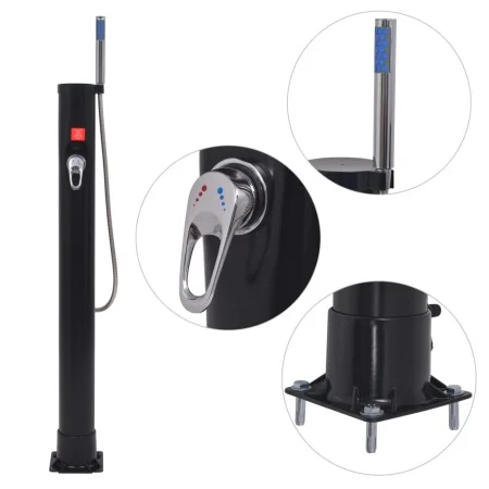 Solar shower 8 L PVC steel by vidaXL, Pool and spa accessories - Ref: Foro24-91231, Price: 108,79 €, Discount: %