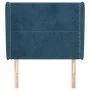 Kopfteil mit dunkelblauen Samtohren 93x23x118/128 cm von , Kopf- und Fußteile - Ref: Foro24-3117856, Preis: 81,18 €, Rabatt: %