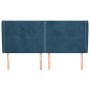 Kopfteil mit dunkelblauen Samtohren 183x23x118/128 cm von , Kopf- und Fußteile - Ref: Foro24-3117880, Preis: 111,56 €, Rabatt: %
