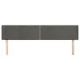 Kopfteil aus dunkelgrauem Samt, 183 x 16 x 78/88 cm von , Kopf- und Fußteile - Ref: Foro24-3118689, Preis: 58,24 €, Rabatt: %