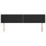 Kopfteil aus schwarzem Kunstleder, 183 x 16 x 78/88 cm von , Kopf- und Fußteile - Ref: Foro24-3118730, Preis: 57,00 €, Rabatt: %