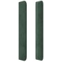 Kopfteil mit dunkelgrünen Samtohren 103x16x118/128cm von , Kopf- und Fußteile - Ref: Foro24-3119485, Preis: 77,71 €, Rabatt: %