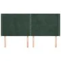 Kopfteil mit dunkelgrünen Samtohren 203x16x118/128cm von , Kopf- und Fußteile - Ref: Foro24-3119509, Preis: 136,45 €, Rabatt: %