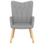 Relaxsessel mit hellgrauem Stoffhocker von , Sessel - Ref: Foro24-327534, Preis: 118,94 €, Rabatt: %