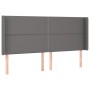 Kopfteil mit LED-grauem Kunstleder 163x16x118/128cm von , Kopf- und Fußteile - Ref: Foro24-3124008, Preis: 122,84 €, Rabatt: %