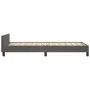 Dark gray velvet bed frame with headboard 90x190cm by , Beds and slatted bases - Ref: Foro24-3125667, Price: 124,34 €, Discou...