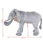 Standing stuffed elephant gray XXL by vidaXL, Stuffed animals - Ref: Foro24-91334, Price: 154,65 €, Discount: %