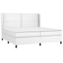 Boxspringbett mit weißer Kunstledermatratze 200x200 cm von , Betten und Lattenroste - Ref: Foro24-3128992, Preis: 715,80 €, R...