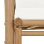 2 seater garden sofa with bamboo cushions by vidaXL, garden benches - Ref: Foro24-43157, Price: 233,94 €, Discount: %