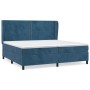 Boxspringbett mit dunkelblauer Samtmatratze 200x200 cm von , Betten und Lattenroste - Ref: Foro24-3129175, Preis: 710,50 €, R...