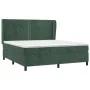 Box spring bed with dark green velvet mattress 180x200 cm by , Beds and slatted bases - Ref: Foro24-3129168, Price: 644,74 €,...