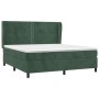 Boxspringbett mit dunkelgrüner Samtmatratze 180x200 cm von , Betten und Lattenroste - Ref: Foro24-3129168, Preis: 620,84 €, R...