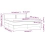 Cama box spring con colchón cuero sintético blanco 160x200 cm de , Camas y somieres - Ref: Foro24-3130728, Precio: 514,33 €, ...
