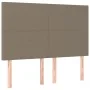 Cama box spring con colchón tela gris taupe 140x190 cm de , Camas y somieres - Ref: Foro24-3131269, Precio: 519,96 €, Descuen...