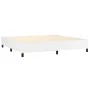 Box spring bed with white synthetic leather mattress 200x200 cm by , Beds and slatted bases - Ref: Foro24-3132460, Price: 706...