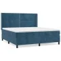 Boxspringbett mit dunkelblauer Samtmatratze 180x200 cm von , Betten und Lattenroste - Ref: Foro24-3132637, Preis: 628,56 €, R...