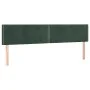 Box spring bed with mattress and LED dark green velvet 200x200cm by , Beds and slatted bases - Ref: Foro24-3134366, Price: 61...
