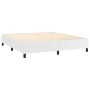 Boxspringbett mit Matratze und LED-weißem Kunstleder 180x200 cm von , Betten und Lattenroste - Ref: Foro24-3135898, Preis: 62...