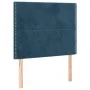 Box spring bed with dark blue velvet mattress 100x200 cm by , Beds and slatted bases - Ref: Foro24-3137771, Price: 354,01 €, ...