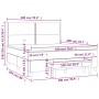 Boxspringbett mit rosa Samtmatratze 180x200 cm von , Betten und Lattenroste - Ref: Foro24-3137802, Preis: 572,34 €, Rabatt: %