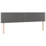 Cama box spring con colchón cuero sintético gris 160x200 cm de , Camas y somieres - Ref: Foro24-3141075, Precio: 489,46 €, De...