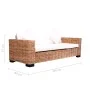 3 seater natural rattan sofa by vidaXL, Sofas - Ref: Foro24-244419, Price: 714,47 €, Discount: %